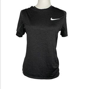 Nike Dri Fit running top, black, size S